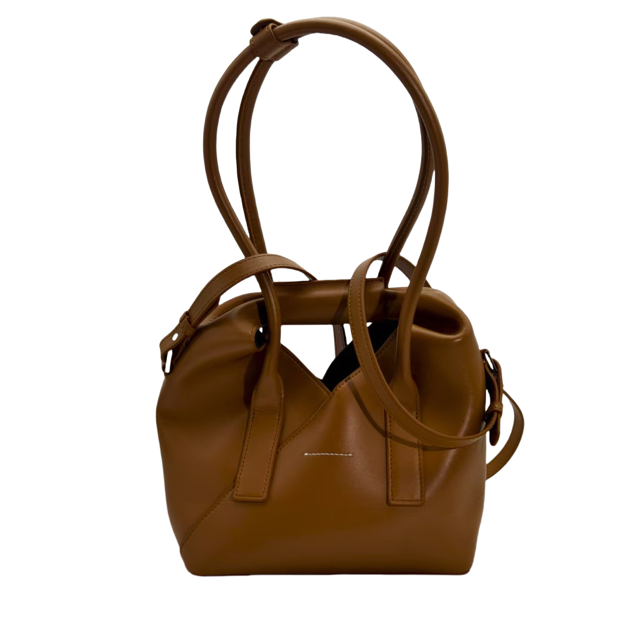 tote bag genuine cowhide sewn single handle single shoulder strap new women's bag with exquisite hardware accessories new special shape design handle shoulder dual purpose bag tote bag genuine cowhide sewn single handle single shoulder strap new women's bag with exquisite hardware accessories new special shape design handle shoulder dual purpose bag