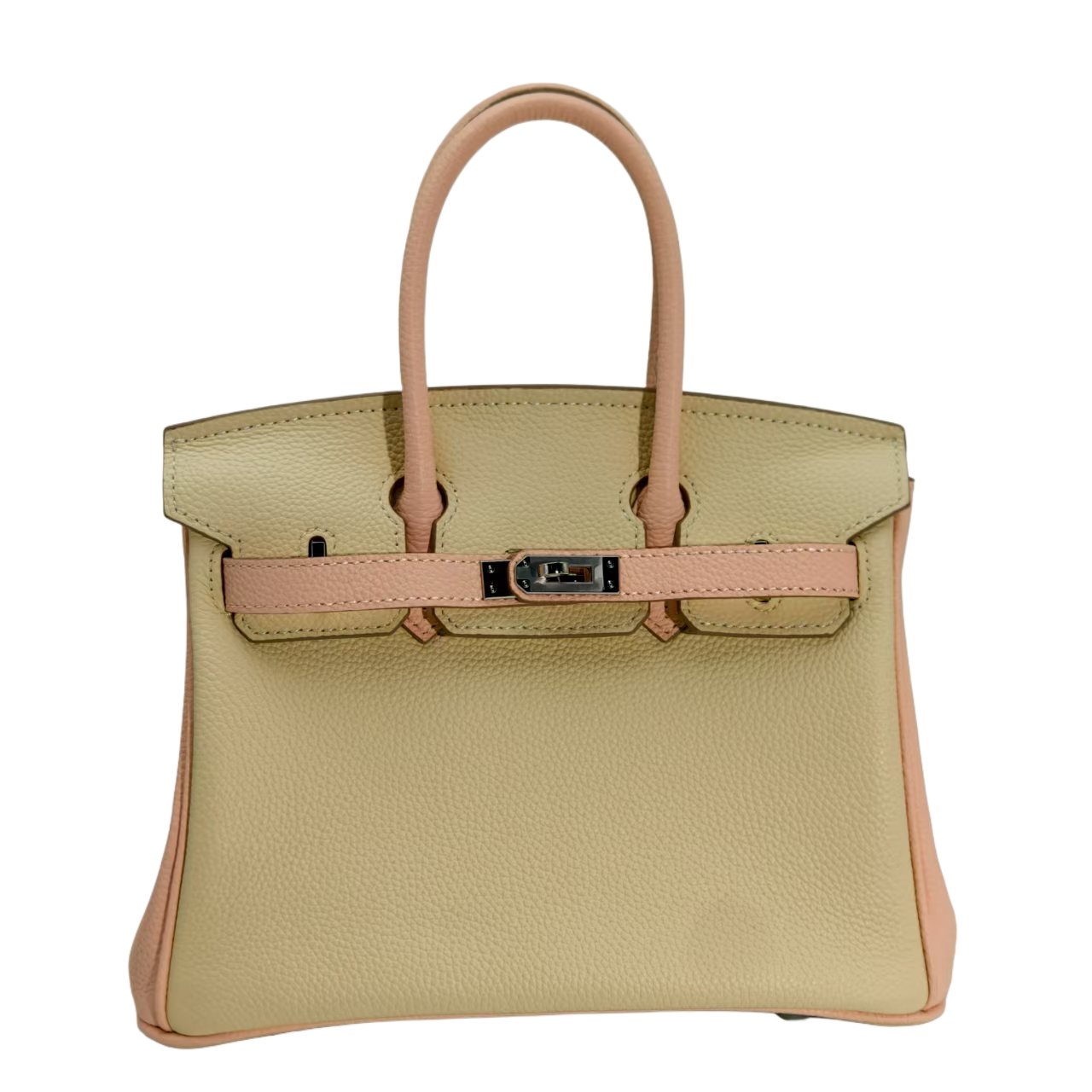 birkin bag size 30, two tone green and brown cowhide leather with gold buckle, horizontal design, women's single shoulder strap crossbody bag, medium size, large capacity, suitable for daily travel no logo birkin bag size 30, two tone green and brown cowhide leather with gold buckle, horizontal design, women's single shoulder strap crossbody bag, medium size, large capacity, suitable for daily travel no logo