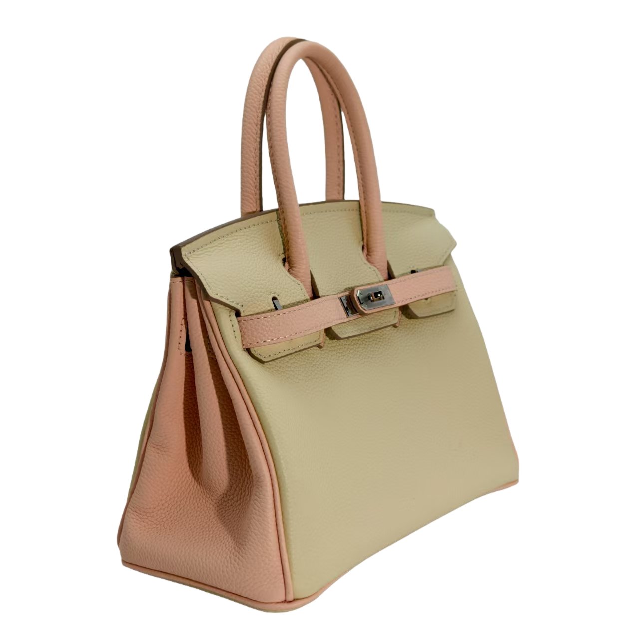 birkin bag size 30, two tone green and brown cowhide leather with gold buckle, horizontal design, women's single shoulder strap crossbody bag, medium size, large capacity, suitable for daily travel no logo birkin bag size 30, two tone green and brown cowhide leather with gold buckle, horizontal design, women's single shoulder strap crossbody bag, medium size, large capacity, suitable for daily travel no logo